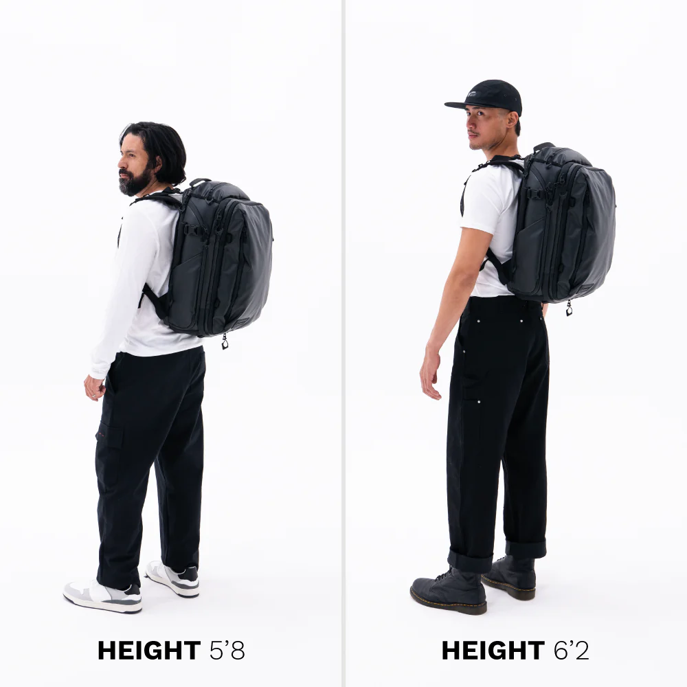 TRANSIT Travel Backpack 35L in Black - Image 11