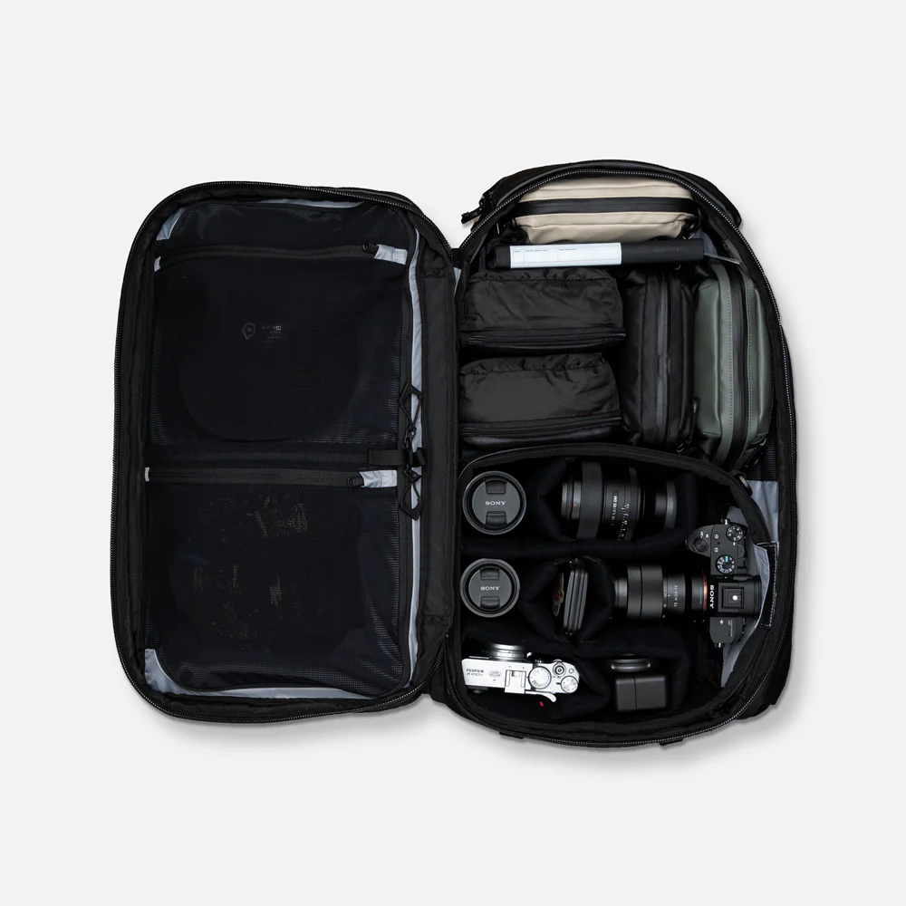 TRANSIT Travel Backpack 45L in Black - Image 6